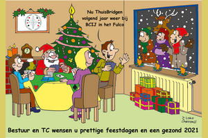 Bestuur en TC wensen u prettige feestdagen en een gezond 2021