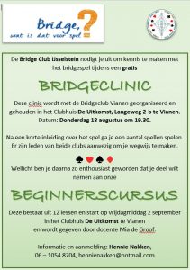 BridgeClinic en BeginnersCursus