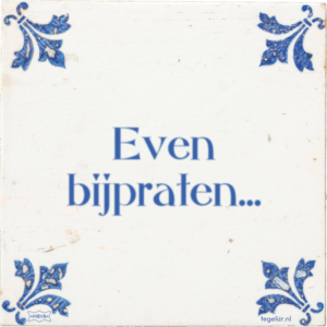 Even Bijpraten